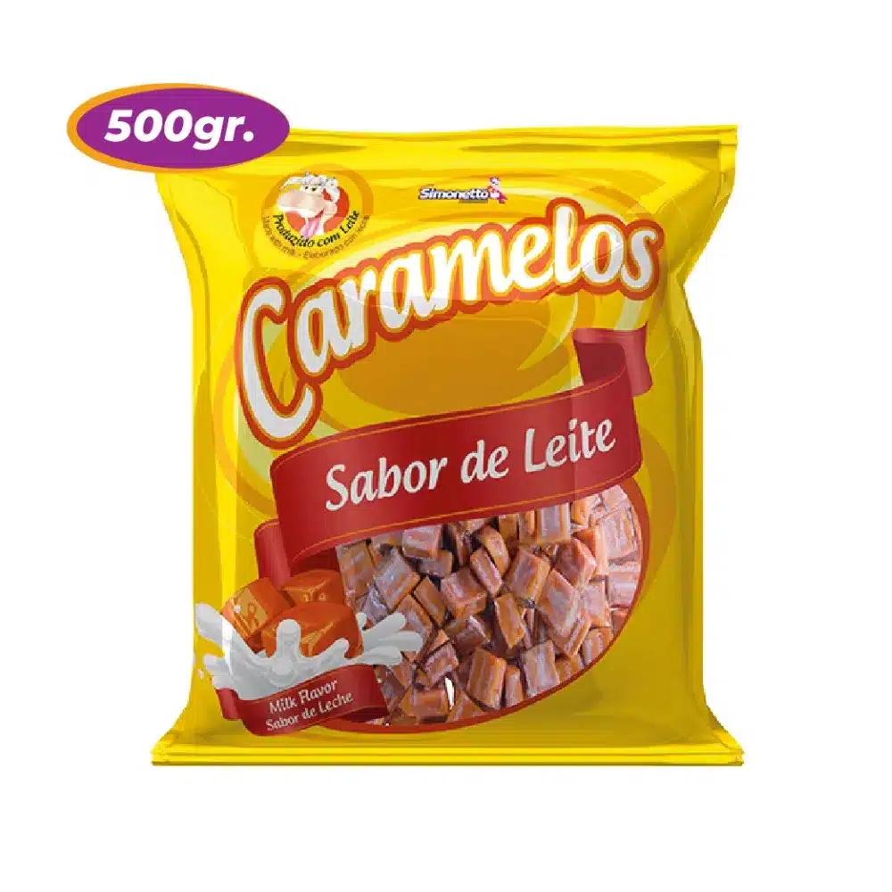 Caramelo Masticable sabor Leche 500 gramos - Mercado Plus - Simo - 2805