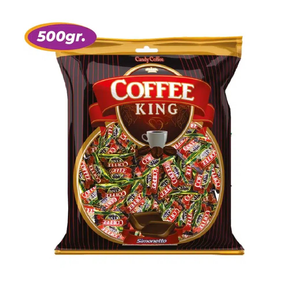 Caramelo Duro Coffee King 500 gramos - Mercado Plus - Simo - 2494